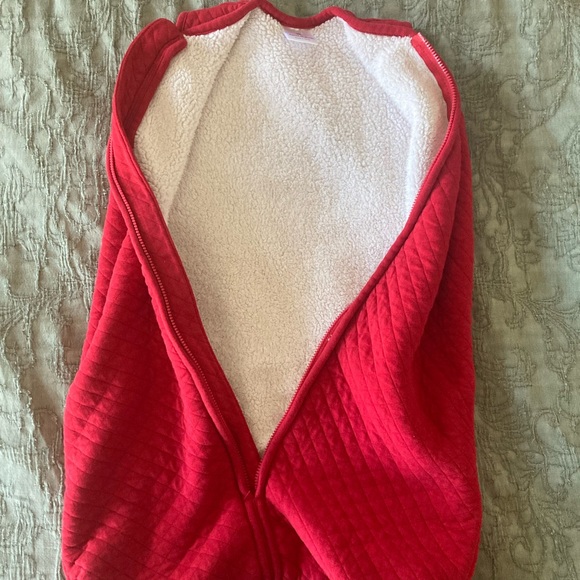 HANNA ANDERSSON | Red quilted sleepsack, fully lined - Picture 2 of 4